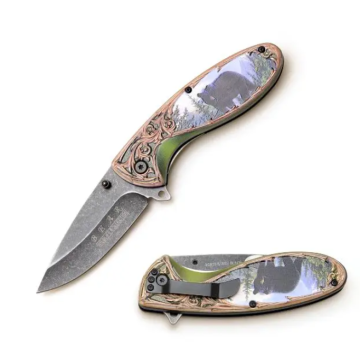 Snake Eye Tactical Wildlife Spring Assist Knife SE-1235BR